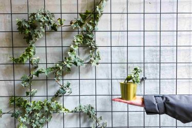 decoração com tela aramada